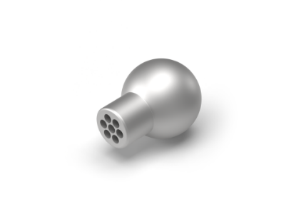 Picture of Round nozzle short 7x Ø1.5 mm